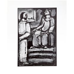 Georges Rouault, Jesus before Pilate, Lithograph