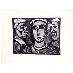 Georges Rouault, Les Visages, Lithograph