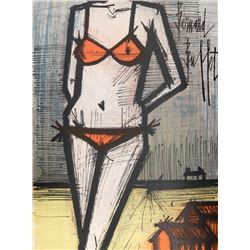 Bernard Buffet, La Plage, Lithograph