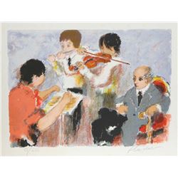 Urbain Huchet, Impromptu Recital, Serigraph