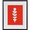 Image 1 : Henri Matisse, Palme Blanche sur Fond Rouge, Silkscreen