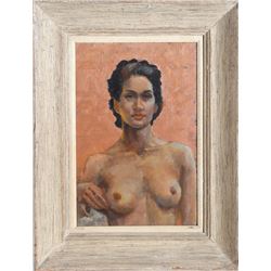 Joseph Unser, Untitled (Nude), Oil Painting