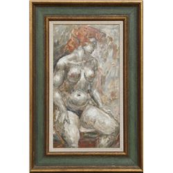 Charles Burdick, Nude (Red Hair), Oil Painting