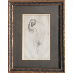 Amram Ebgi, Untitled - Nude, Etching