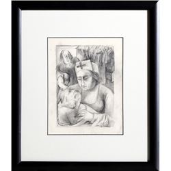 Ben Shahn, Nurse, Drawing
