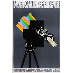 Seymour Chwast, American Independents, Poster