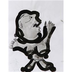 Kyu Sun Ariola, Nude (105), Watercolor Painting