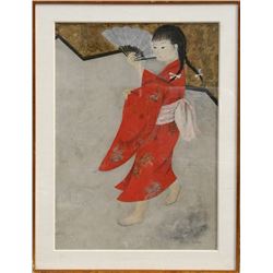 Fumiatsu Matsuda, Amida's Descent, Mixed Media Artwork