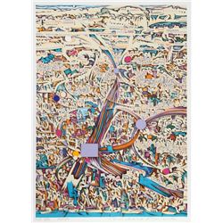 Risaburo Kimura, Tokyo, Silkscreen