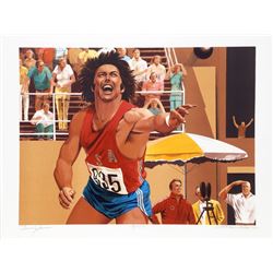 William Nelson, Shot Put, Bruce Jenner Decathlon, Lithograph