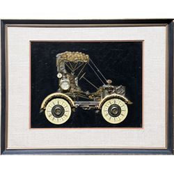 W.R. Hughes, British Car, 1905 Rover, Mixed Media Artwork