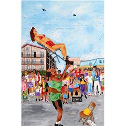 Isiah Nicholas, Tony Vera, Venice Beach, CA, Painting