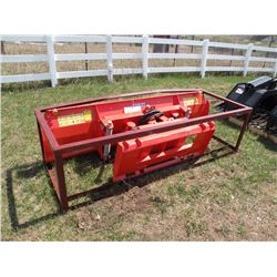 7ft hydraulic turn plow/dirt blade for skidloader -New
