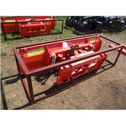 7ft hydraulic turn plow/dirt blade for skidloader -New