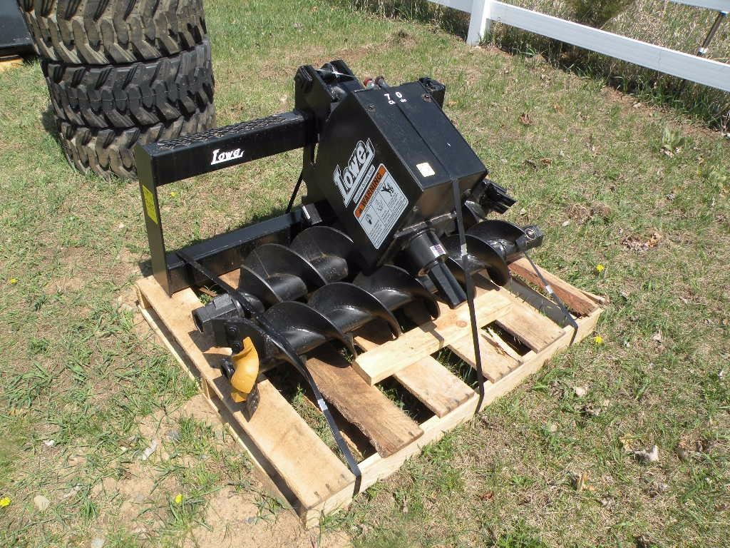 Lowe 750 classic post auger w/9" & 12" bit New
