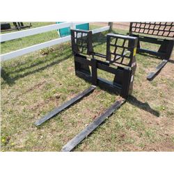 Stout heavy duty 48" walk-thru pallet forks -New