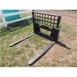 Stout heavy duty 48" solid back pallet forks -New