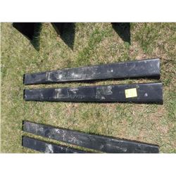 Pair of 6ft fork extensions for skidloader -New