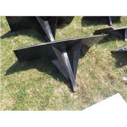 Skidloader receiver hitch w/2ft tube -New