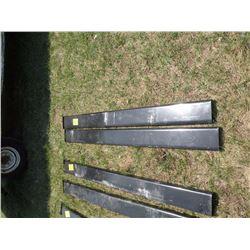 Pair of 6ft fork extensions for skidloader -New