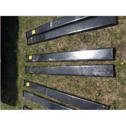 Pair of 6ft fork extensions for skidloader -New