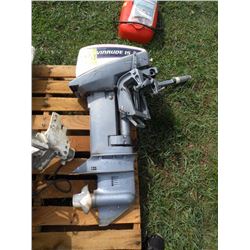 15hp Evinrude outboard motor
