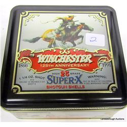 WINCHESTER 125TH ANNIVERSARY TIN