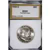 Image 1 : 1949-D FRANKLIN HALF DOLLAR, PCI GEM BU FULL BELL LINES