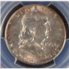 Image 2 : 1954-S FRANKLIN HALF DOLLAR, PCGS MS-66  COLOR!
