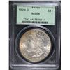 Image 1 : 1904-O MORGAN SILVER DOLLAR, PCGS MS-64 GREEN LABEL