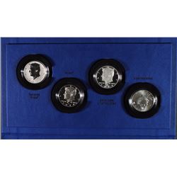 2014 50TH Anniversary Kennedy Half-Dollar 4 Coin Silver Set