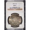 Image 1 : 1890-S MORGAN SILVER DOLLAR, NGC  MS-63