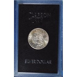1883-CC GSA MORGAN SILVER DOLLAR WITH BOX/COA  CHOICE BU