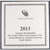 Image 5 : 2013 America the Beautiful 5oz Silver Coin Mount Rushmore National Memorial