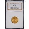 Image 1 : 1909 GOLD 10 YEN JAPAN NGC MS 63 RARE