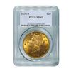 Image 1 : 1878-S $20 Liberty Gold Coin PCGS MS62