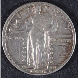 1928-S STANDING LIBERTY QUARTER AU/BU