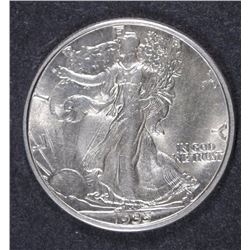 1935-D WALKING LIBERTY HALF DOLLAR,  CHOICE BU  KEY DATE!