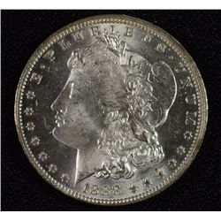 1888-O MORGAN SILVER DOLLAR, GEM BU