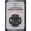 Image 1 : 1966 SMS KENNEDY HALF DOLLAR, NGC MS-68!  RARE!
