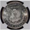 Image 3 : 1884-CC MORGAN SILVER DOLLAR. NGC  MS-65+  RAINBOW OBVERSE COLOR