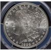 Image 2 : 1898 MORGAN SILVER DOLLAR, PCGS MS-66 WHITE  SUPERB!