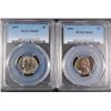 Image 1 : 1954 & 1957 JEFFERSON NICKELS, PCGS MS-65  BETTER DATES