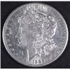 Image 1 : 1889-S MORGAN SILVER DOLLAR, AU+  KEY DATE