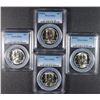 Image 1 : ( 4 ) PCGS GRADED MS-64 KENNEDY HALF DOLLARS: ( 2 ) 1968-D & ( 2 )  1969-D
