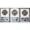Image 2 : ( 3 ) 1972-D KENNEDY HALF DOLLARS, NGC MS-66