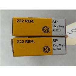 40 Sellier & Bellot.223 50 gr SP