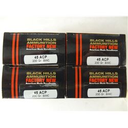 80 Black Hills 45 ACP 200 gr SWC