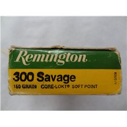 20 Remington 300 Savage 150 gr SP