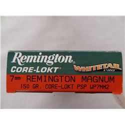 20 Remington 7mm Rem Mag 150 gr PSP